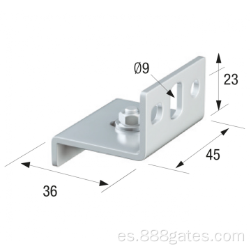 Rodillo de puerta industrial superior para puerta colgante